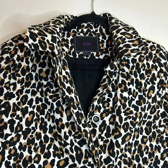 Cotton Trench Coat Leopard Print - Picture 1 of 12